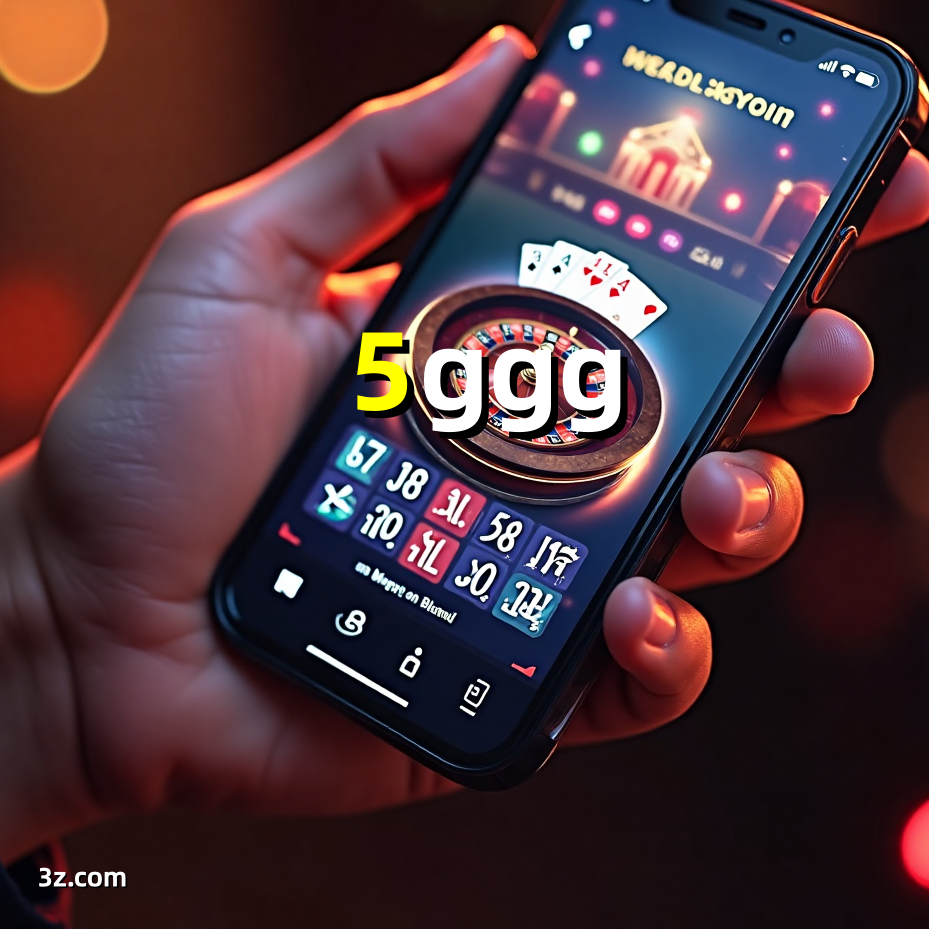 Imagem promocional da 5ggg mostrando a plataforma e suas vantagens
